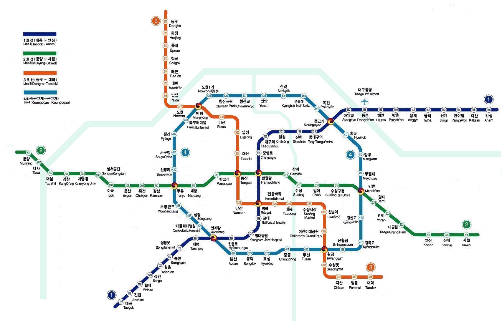 [交通]韩国地铁