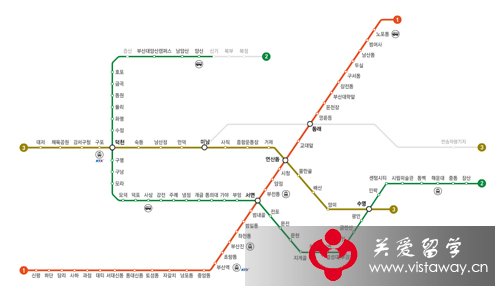 釜山地铁图