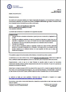 西班牙留学成功案例:专科生上研究生不是难题